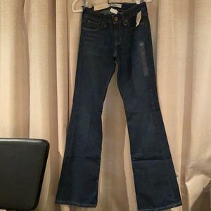 NEW GAP curvy low rise flared dark denim Jeans